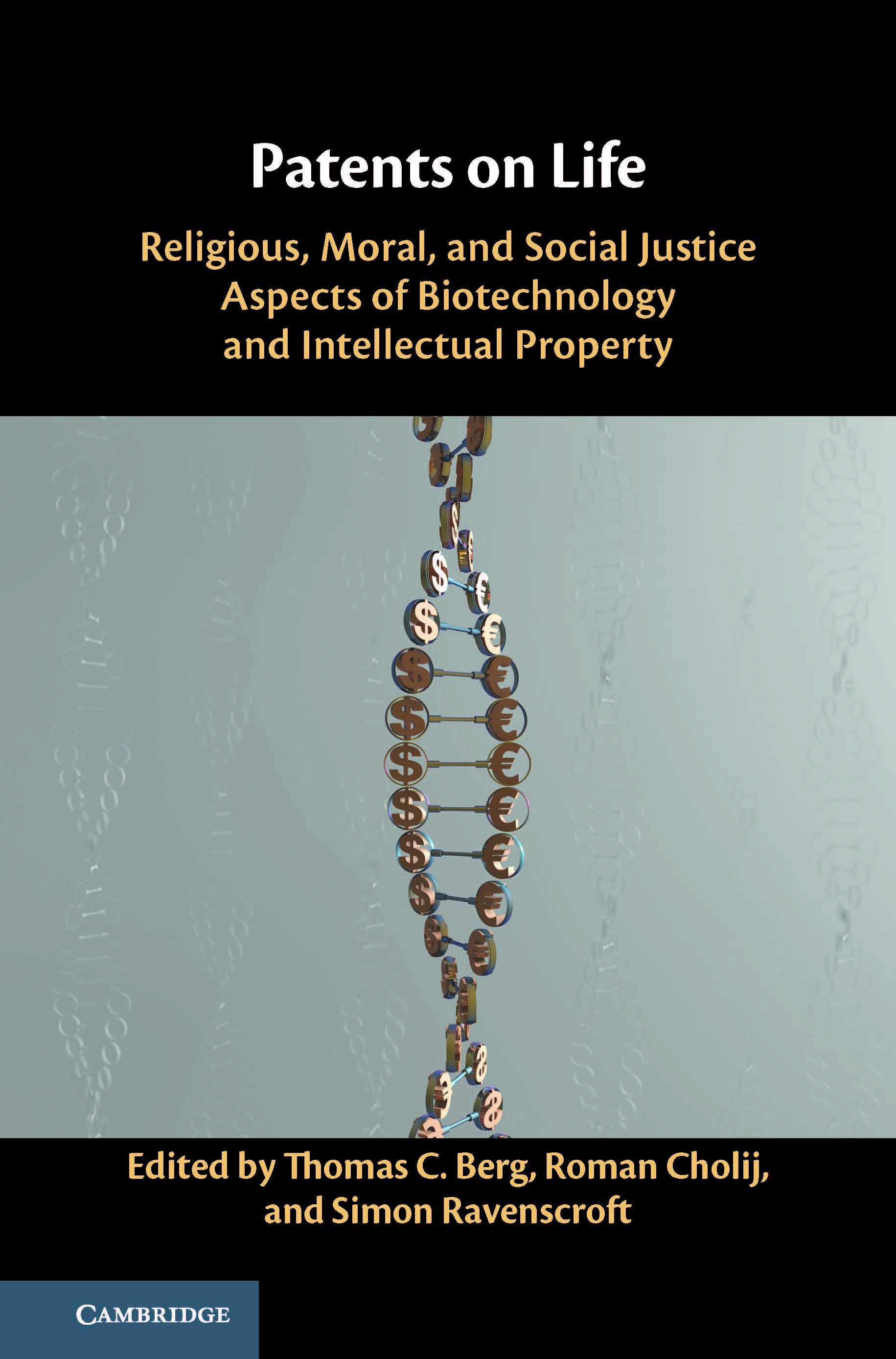 New edited volume 'Patents on Life' published by Cambridge University Press