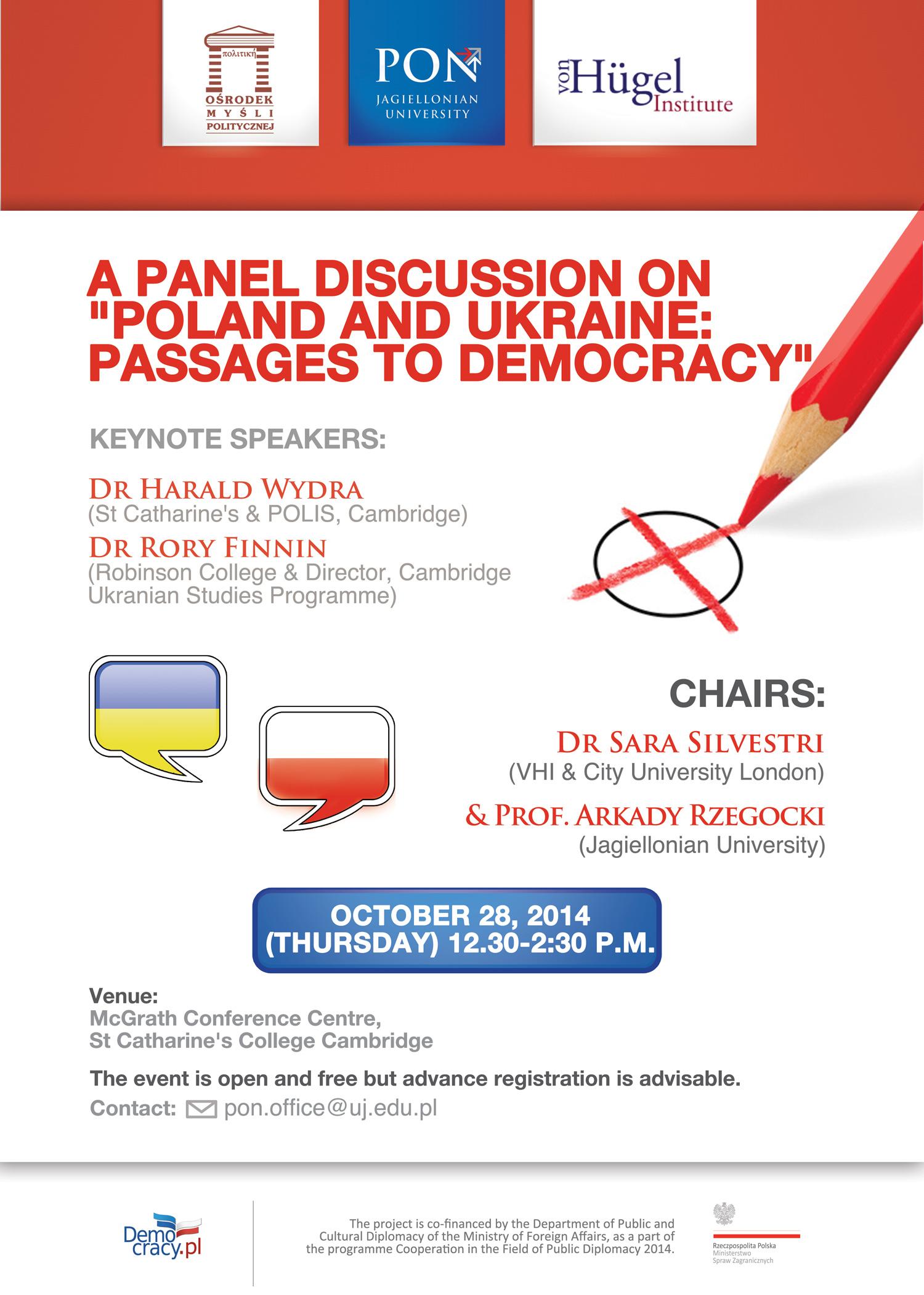 Video of panel discussion on Poland and Ukraine now online