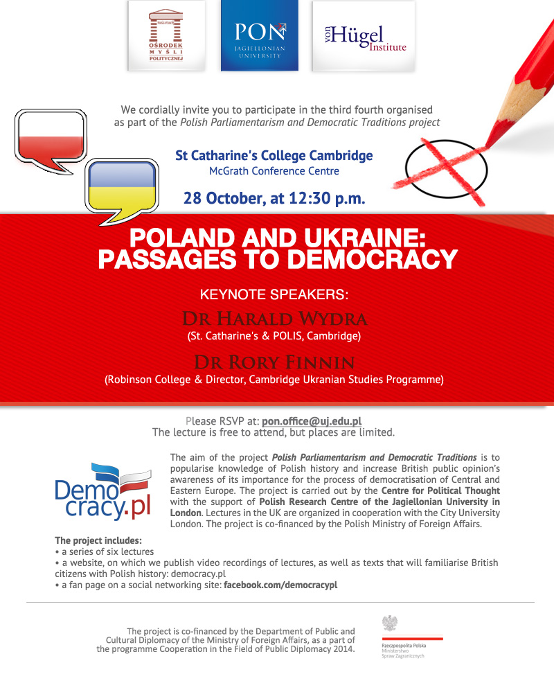 Poland and Ukraine: Passages to Democracy_flyer
