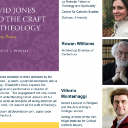 Centre for Catholic Studies' Launch of Dr Elizabeth Powell's new book on David Jones and Theology
