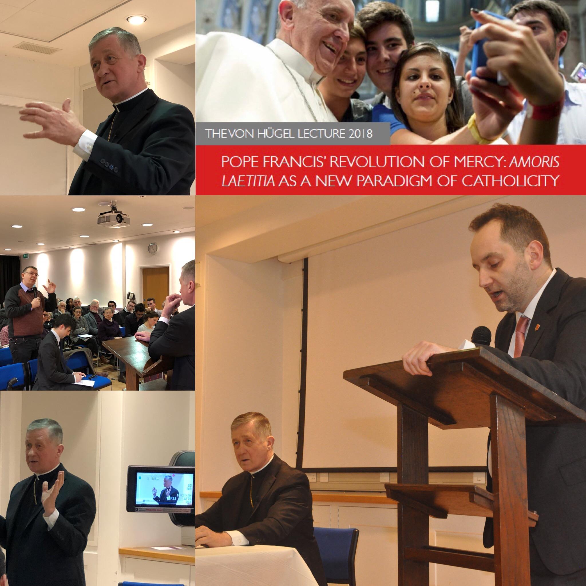 Cardinal Cupich delivers the 2018 Von Hügel Lecture on 'Amoris Laetitia as a New Paradigm of Catholicity’